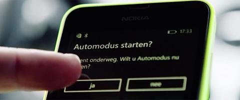 Le 'mode voiture': plus de sécurité au volant