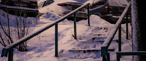 je trottoir sneeuwvrij
