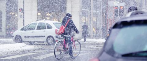 veilige winter-2 wielen
