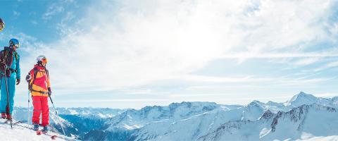 Montagnes des Alpes - ski