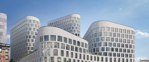 Quatuor bâtiment à Bruxelles