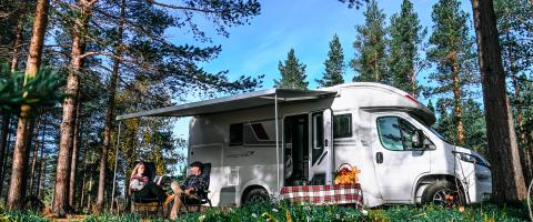 Halfintegraal camper