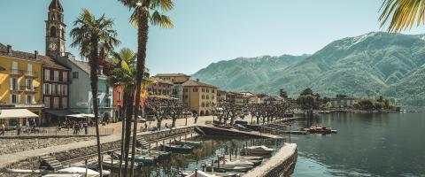 Suisse, Tessin: Ascona, sur le lac Majeur