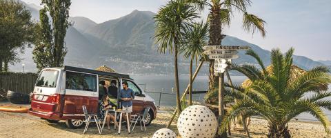 Kamperen in Ticino, Miralago Camping