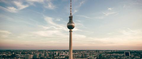 Tour de télévision de Berlin.
