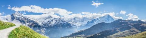 Suisse montagnes route