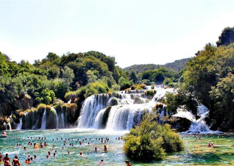 CCroatie, chutes d'eau de Krka