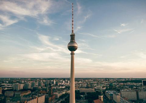 Tour de télévision de Berlin.