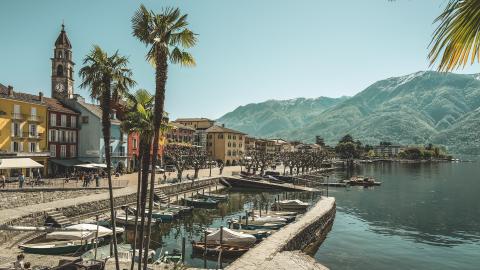Suisse, Tessin: Ascona, sur le lac Majeur