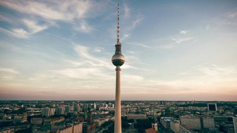 Tour de télévision de Berlin.