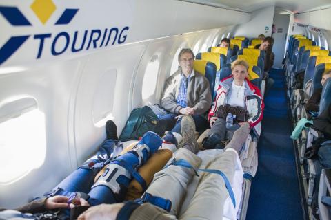 Vol sanitaire organisé par Touring
