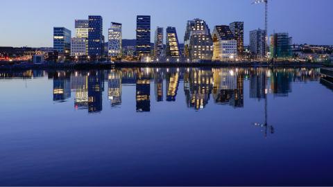 Norvège, Oslo, Barcode