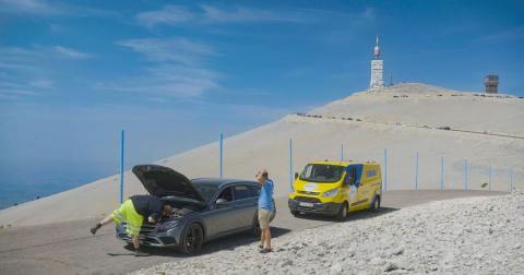 Un patrouilleur au mont Ventoux