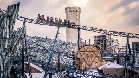 rollercoaster in winterse tijden