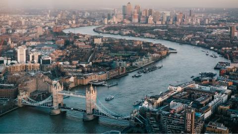 Photo aérienne de la skyline de Londres en journée