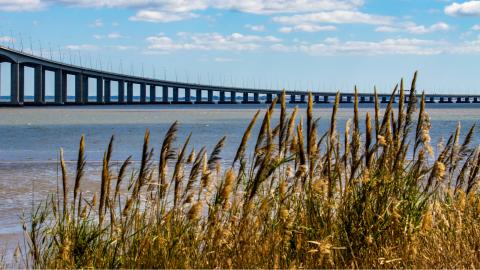 Portugal, Lisbonne, pont Vasco da Gama.