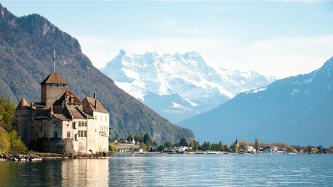 Château de Chillon sur le lac Léman