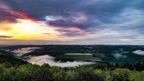 Luxemburg, zonsondergang