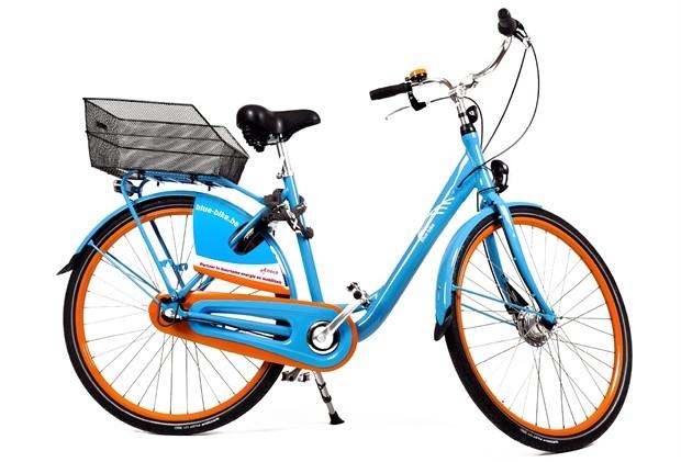 Blue bike