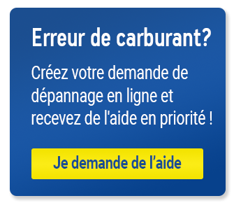 erreur de carburant web assist touring
