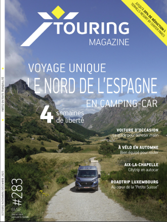Cover Touring Magazine 283 - octobre 2025 - FR