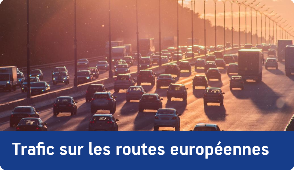 trafic sur les routes européennes prevision de l'été
